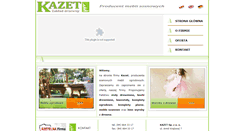 Desktop Screenshot of kazet-meble.pl