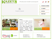 Tablet Screenshot of kazet-meble.pl